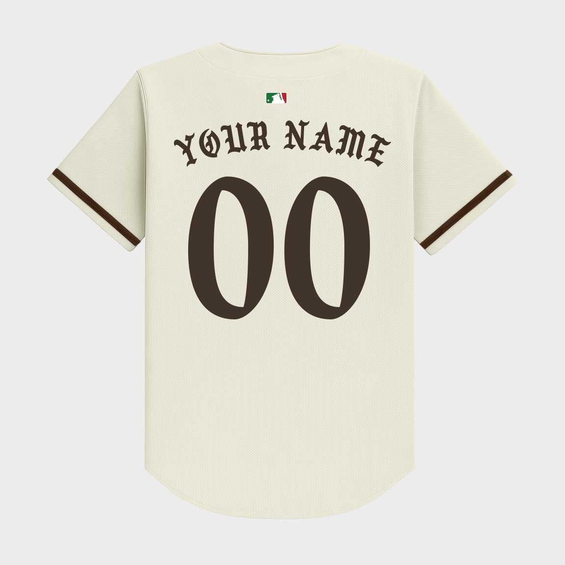 Old English Mexico Baseball Jersey