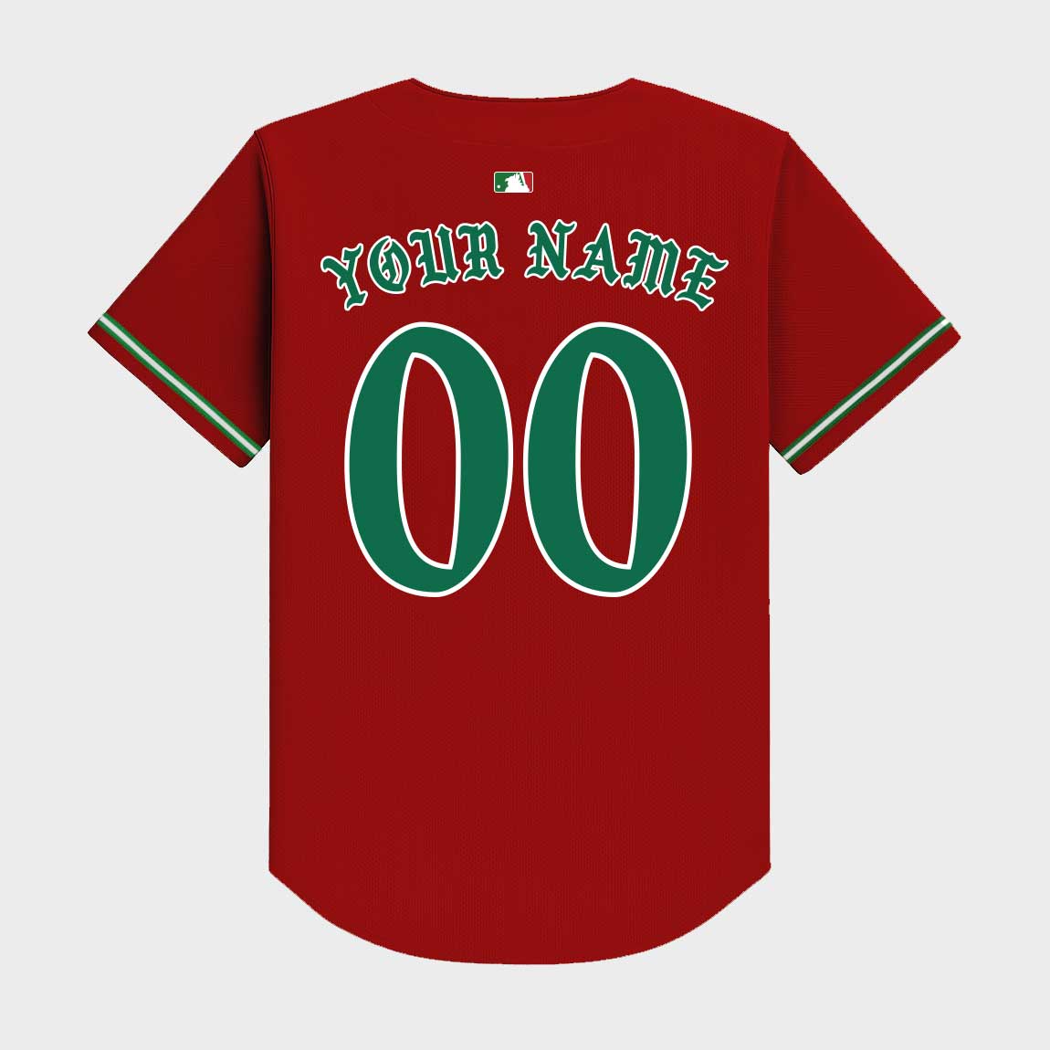 Old English Mexico Baseball Jersey