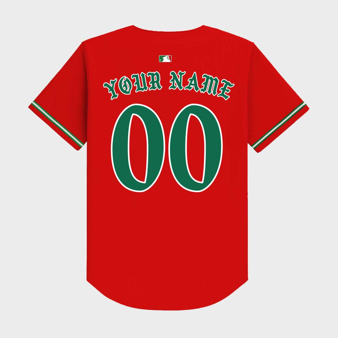 Old English Mexico Baseball Jersey