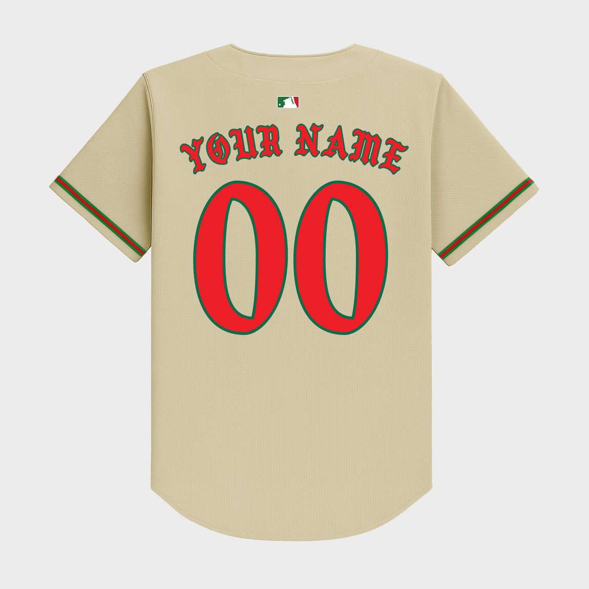 Old English Mexico Baseball Jersey