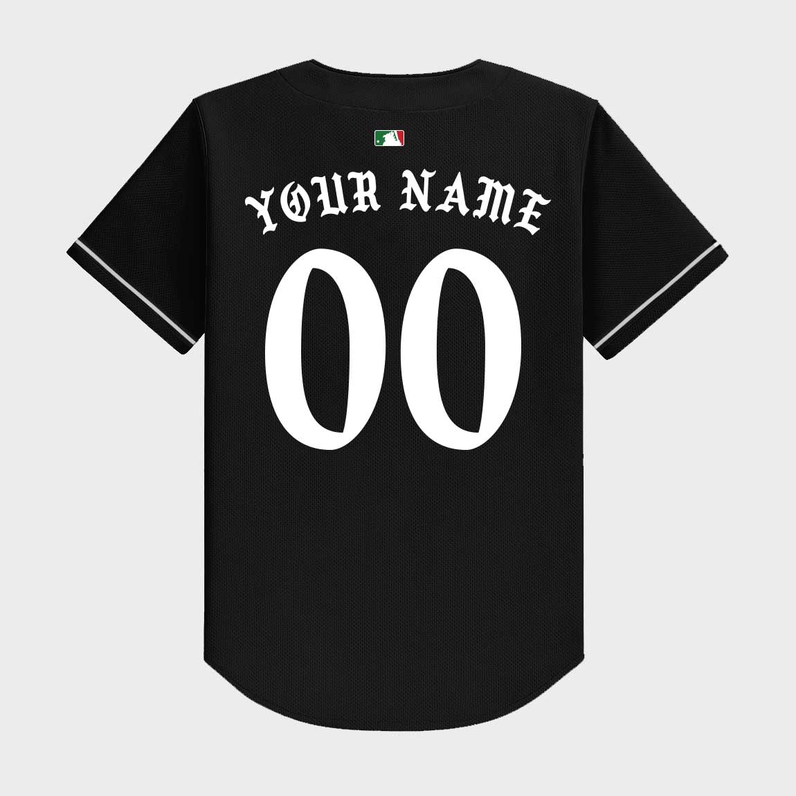 Old English Mexico Baseball Jersey