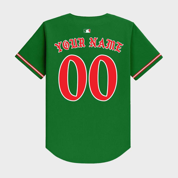 Old English Mexico Baseball Jersey