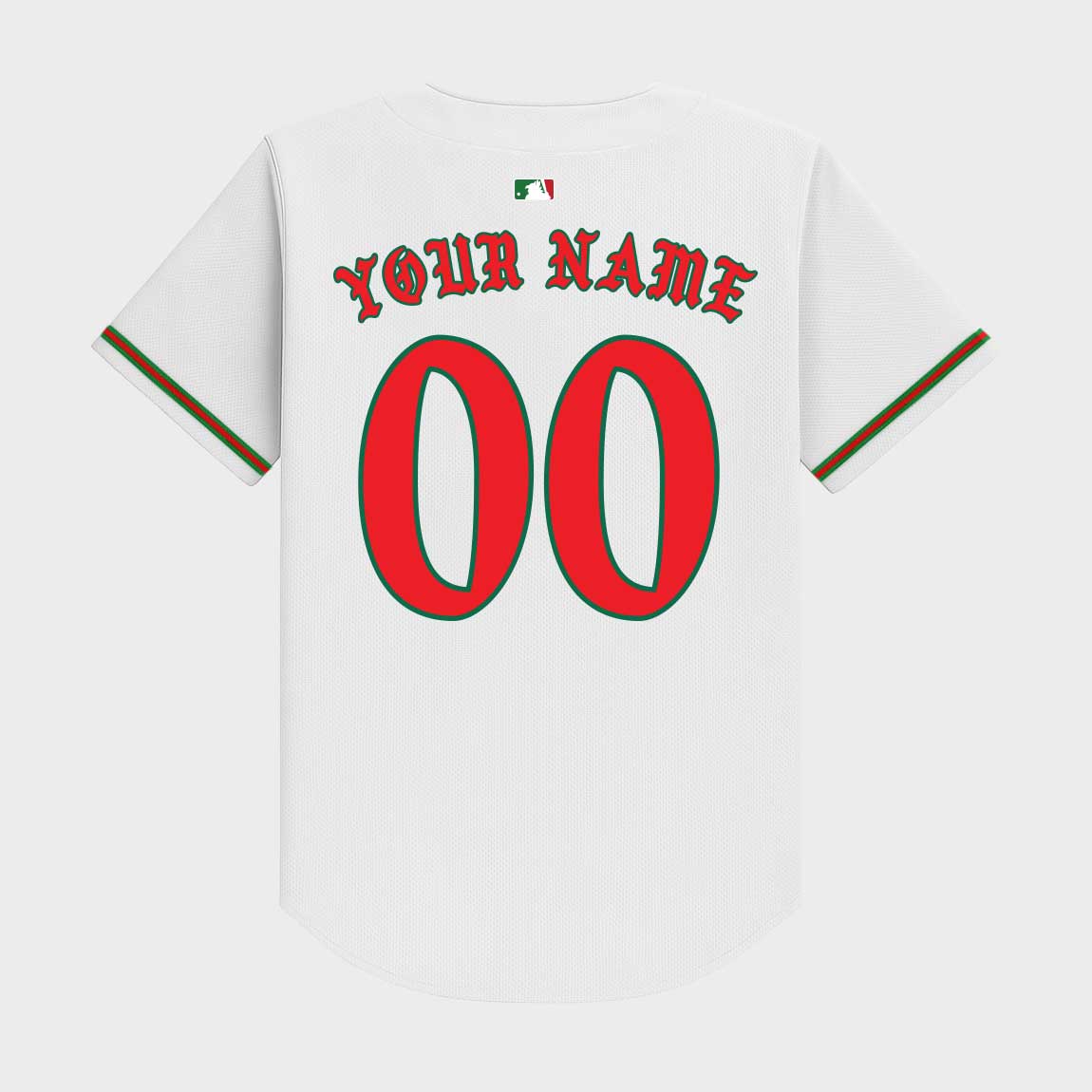 Old English Mexico Baseball Jersey