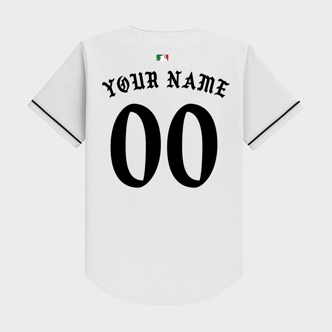 Old English Mexico Baseball Jersey