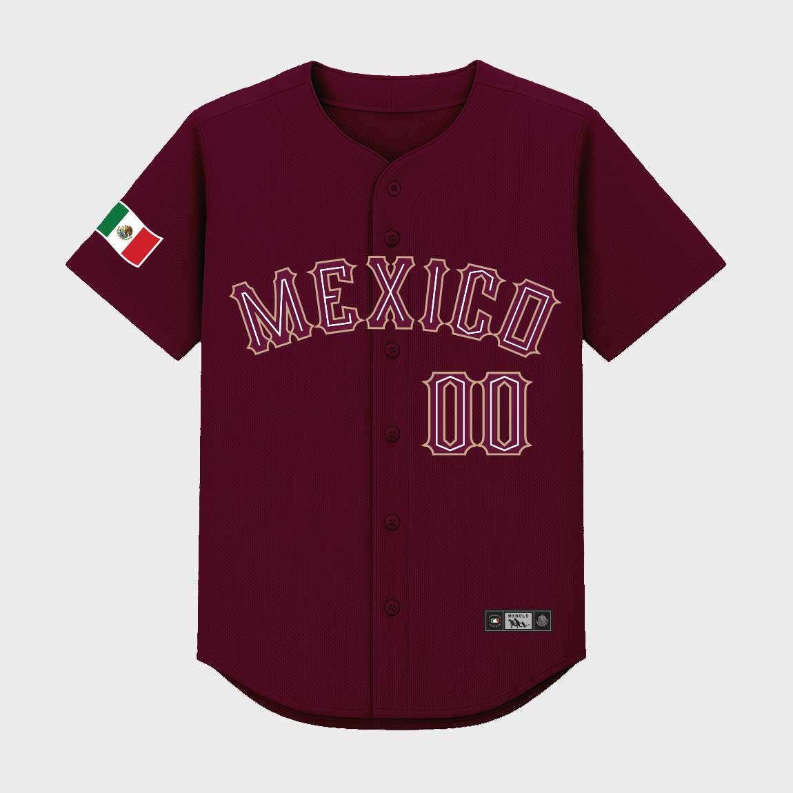 Modern Mexico Baseball Jersey