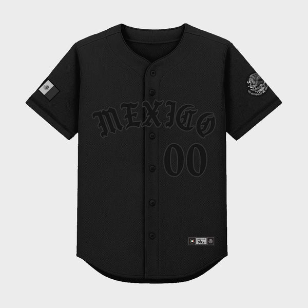 Old English Mexico Baseball Jersey