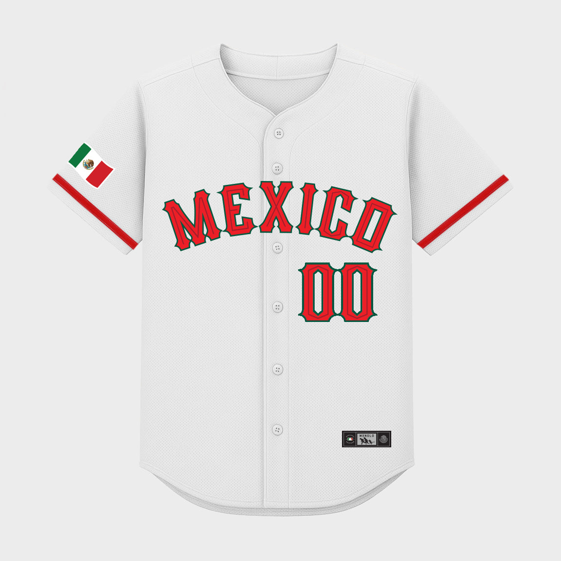 Modern Mexico Baseball Jersey